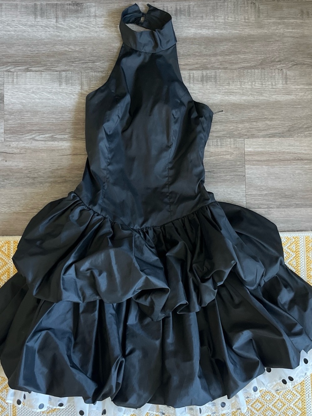 Vintage 1980s bubble tier dress